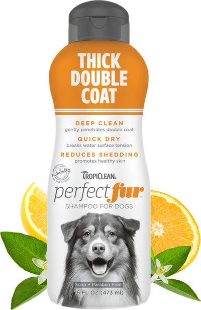 Tropiclean perfectfur – Hundeshampoo – dickes und doppeltes Fell – 473 ml