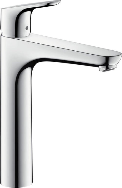 Hansgrohe Focus Einhebel-Waschtischmischer 190 ohne Ablaufgarnitur - hoher Auslauf - Chrom - Auslaufauslauf 159 mm