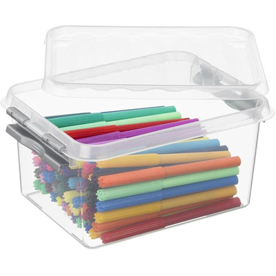 Sonnenwaren Sonnenwaren Q-Line Storage Box 2L Transparent Grey
