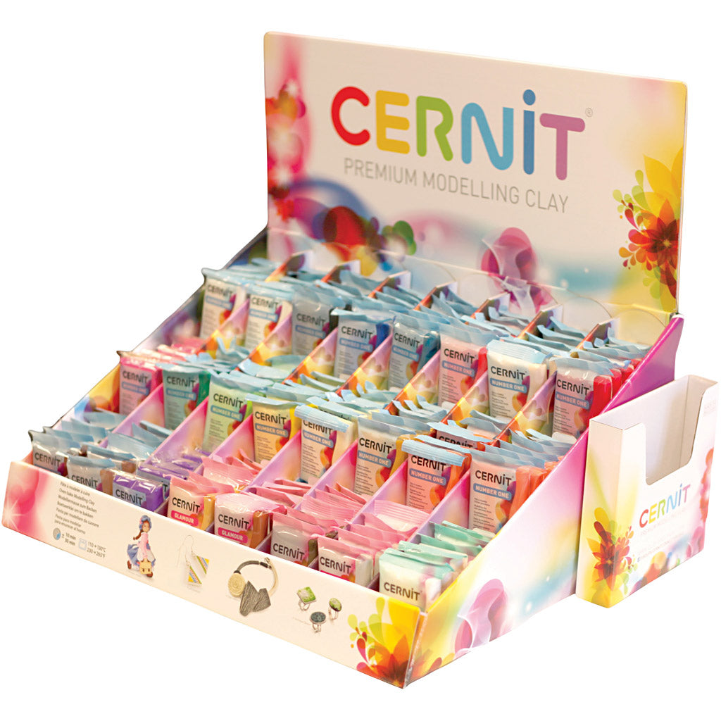 Cernit, verschiedene Farben, 24x6 Box 1 Box