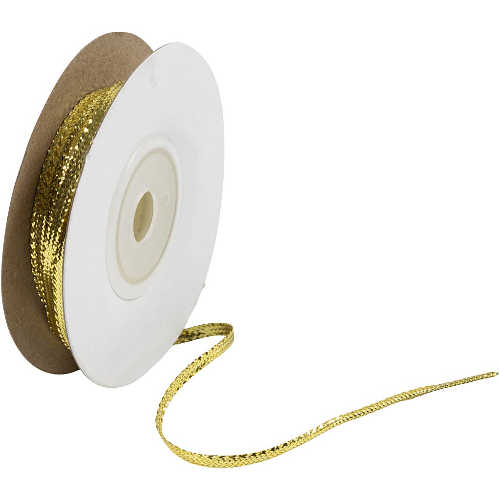 Kreativfirma B: 3,5 mm, Gold, 20 m 1 Roll
