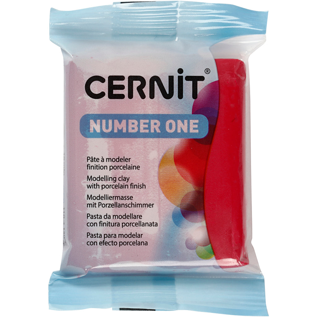 Kreativfirma Cernit Montage Klei Carmine Red, 56 Gramm