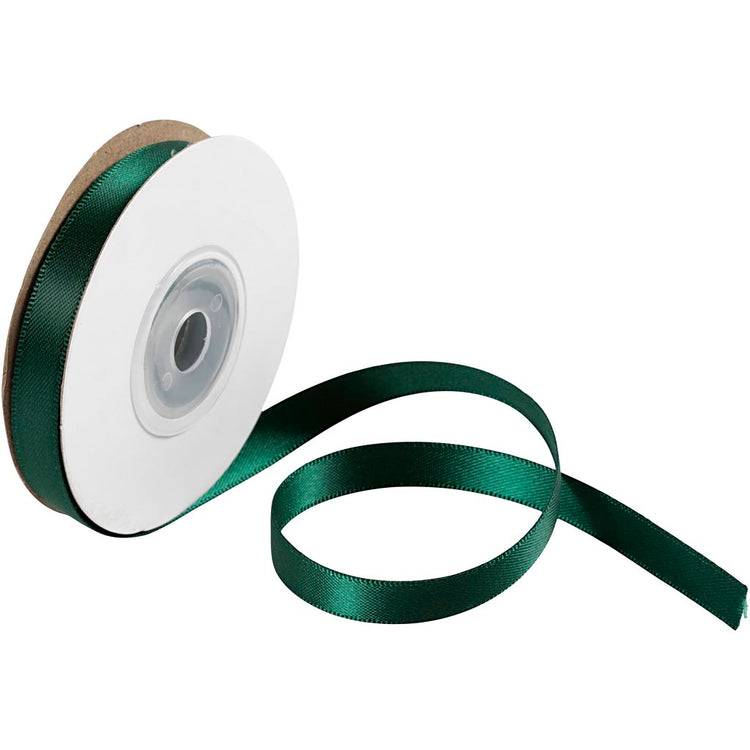 Creativ Company Satinband, B: 10 mm, grün, 10 m 1 Rolle