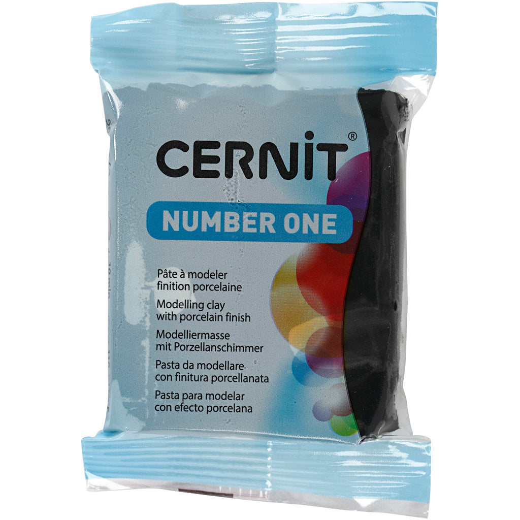Kreativfirma Cernit Montage Clay Black, 56 Gramm