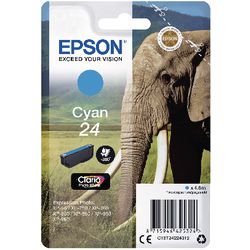Epson 24 Cyan Elephant Tintenpatrone
