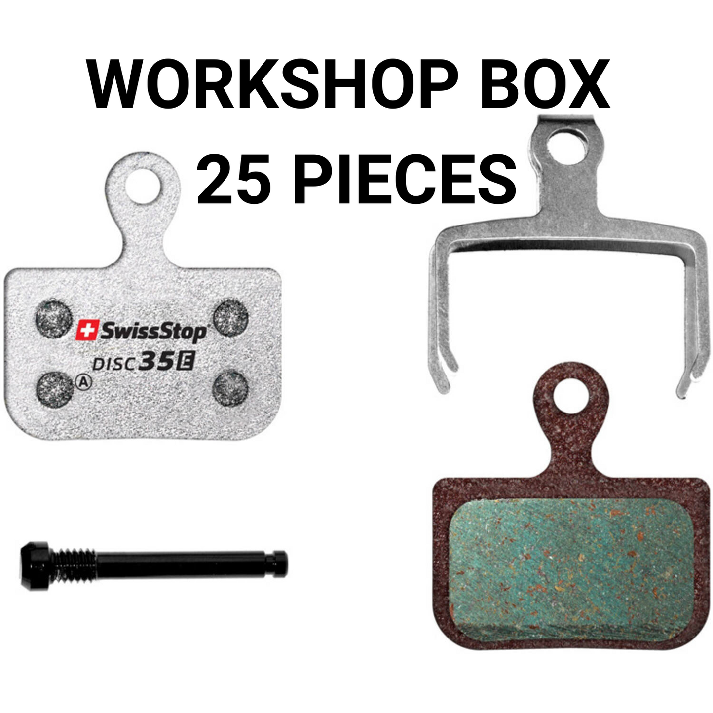 Swissstop - Bremsbelagsatz Disc 35 E - Sram Red Axs, Force, Rival Werkstattverpackung 25 Sätze