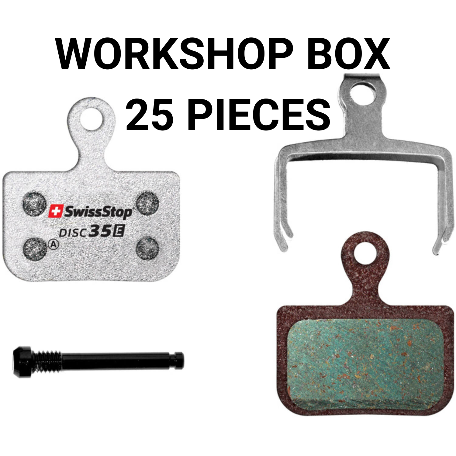 Swissstop - Bremsbelagsatz Disc 35 E - Sram Red Axs, Force, Rival Werkstattverpackung 25 Sätze