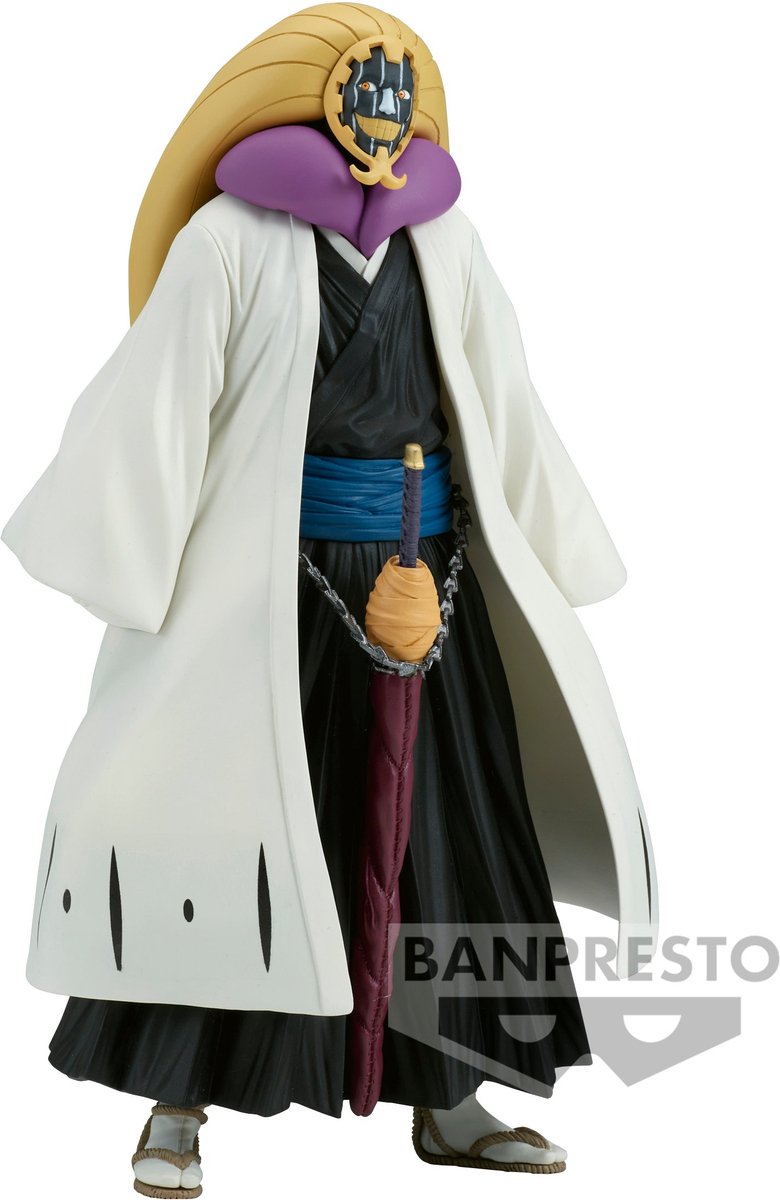 Banpresto Co., Ltd. Bleichmittel – Feststoff und Seelen – Mayuri Kurotsuchi-Statue 16 cm