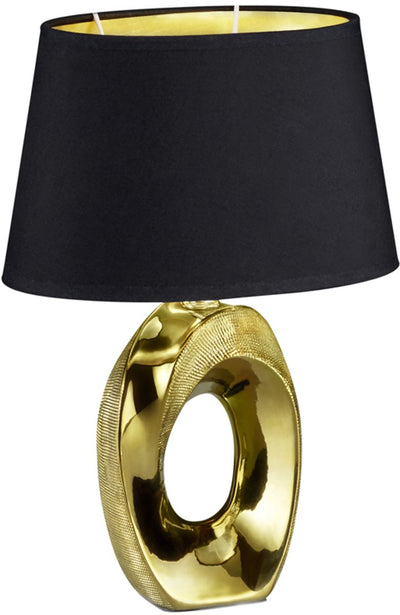 Rl lebe dein Licht Reality Taba - Tischlampe - Gold - exkl. 1x E14 3,5 W - Schnurschalter