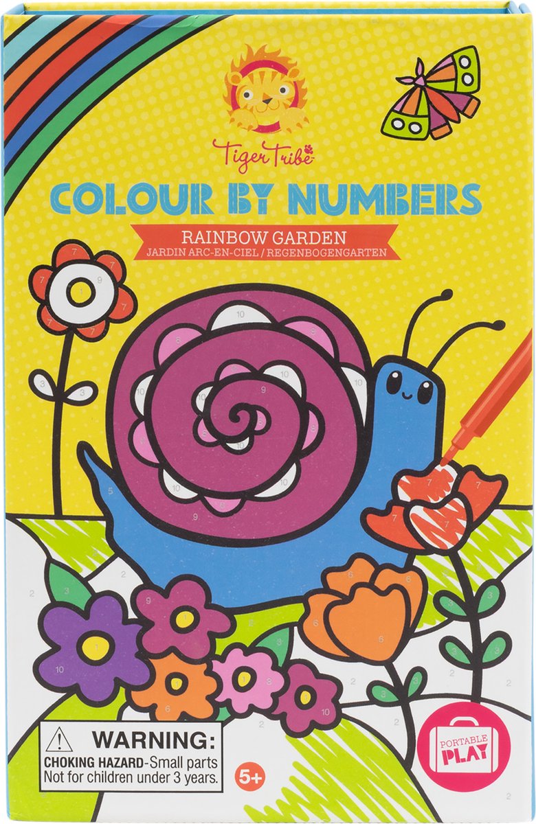 Selecta Farben auf der Nummer - Regenbogengarten
