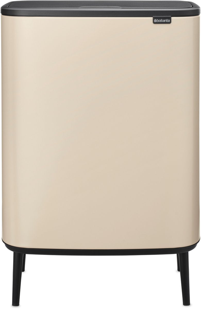 Brabantia Bo Touch Bin Hi Abfallbehälter – 60 Liter – 1 Fach – sanftes Beige