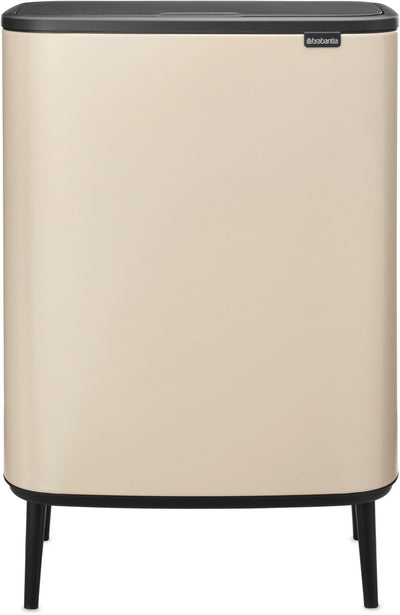 Brabantia Bo Touch Bin Hi Abfallbehälter – 60 Liter – 1 Fach – sanftes Beige