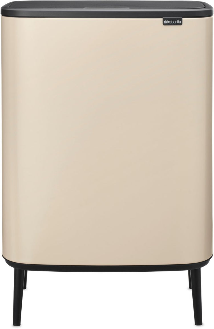 Brabantia Bo Touch Bin Hi Abfallbehälter – 60 Liter – 1 Fach – sanftes Beige