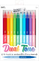 Ooly – Dual Tone – doppelseitiger Pinselmarker – 12 doppelseitige Pinselmarker
