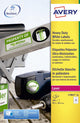 Avery weiße Hochleistungsetiketten – Laser – L7063