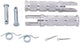 Vicma Fußstütze 601 Fußstütze Universal Chrom 601pl