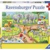 Ravensburger - Puzzle Ein Tag im Zoo 2x24 Teile