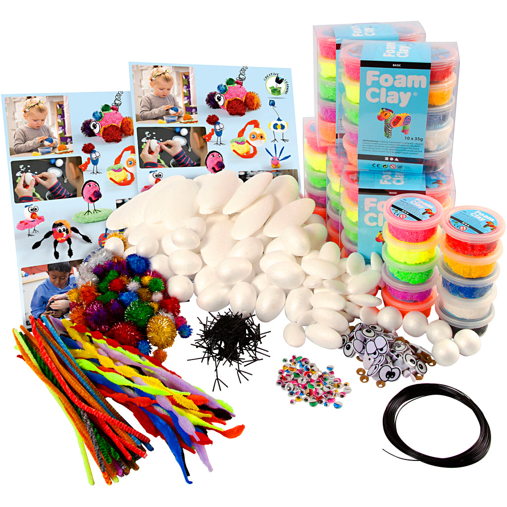 Foam Clay Gruppenset® Figuren, 1 Box