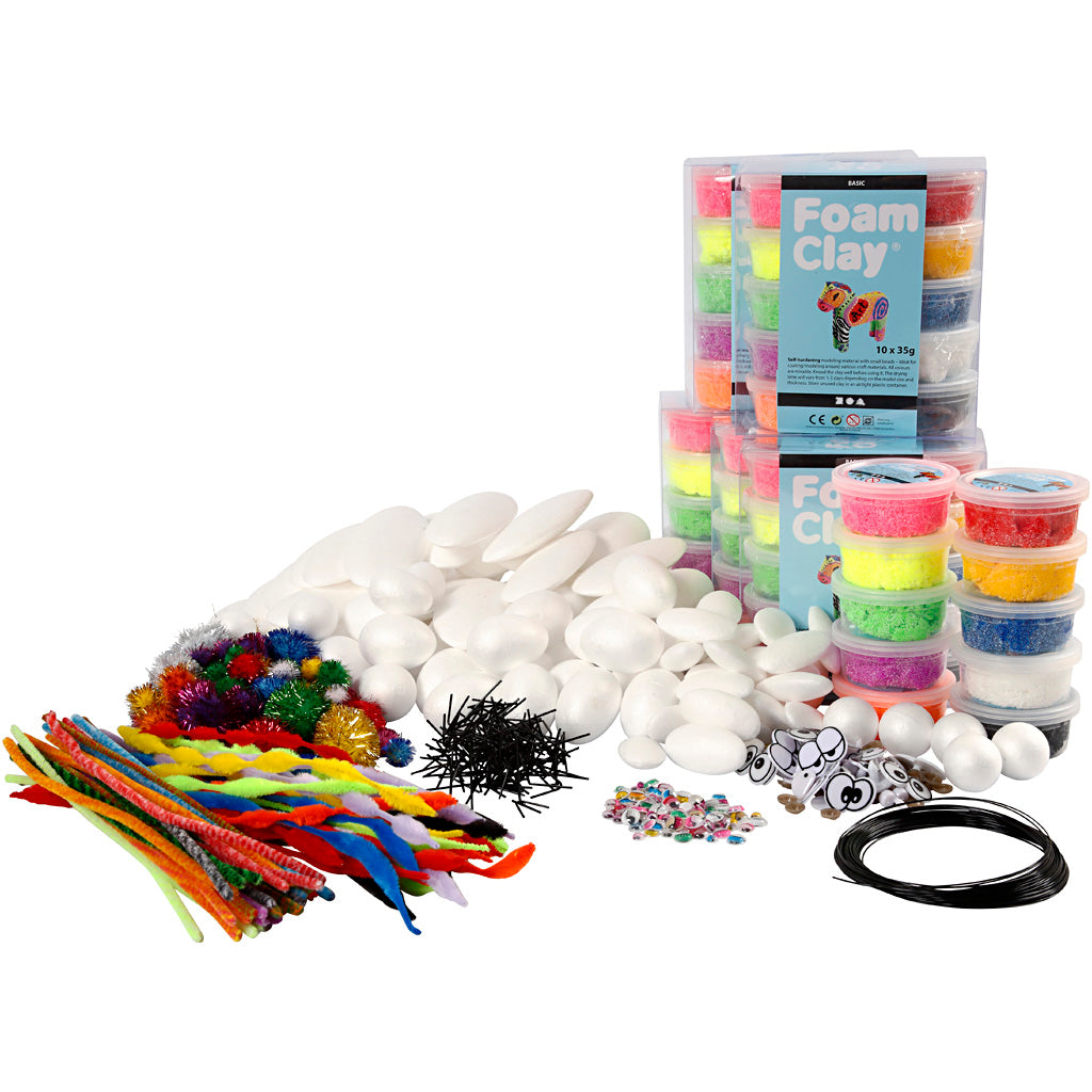 Foam Clay Gruppenset® Figuren, 1 Box