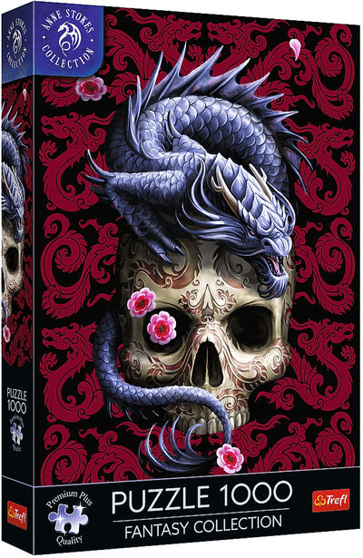 Trefl-Puzzle 1000 Teile – Fantasy-Sammlung Orientalischer Drache Anne Stokes.