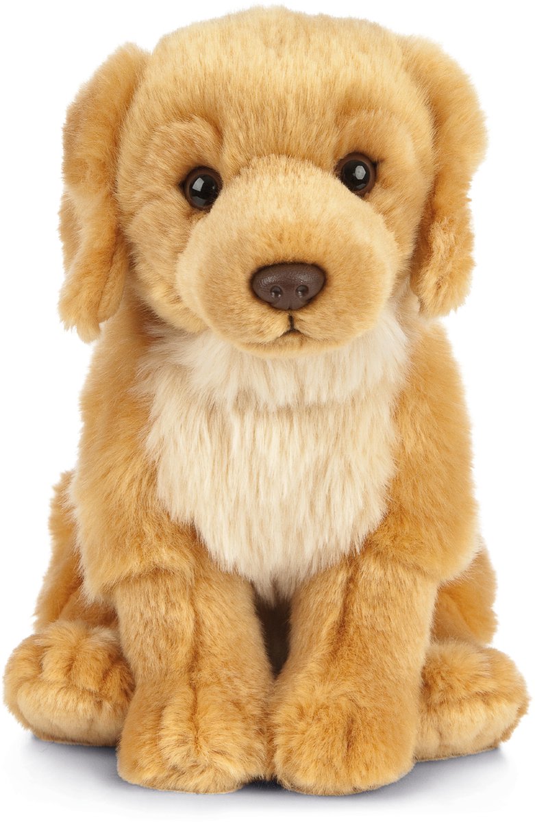 Living Nature Kuscheltier Golden Retriever - sitzend - Hundekuscheltier - 20 cm