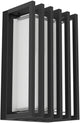 Eglo Genovese Außenwandleuchte – 24 cm – schwarz klar – einstellbares weißes Licht (warmes, neutrales und Tageslicht)
