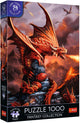 Trefl-Puzzle, Fantasy-Sammlung, Feuerdrache, 1000-teiliges Puzzle.