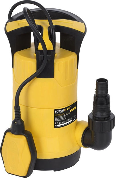 Powerplus elektrische Wasserpumpe POWXG9504 – 250 W Tauchpumpe, maximale Temperatur von 35 °C und Durchfluss von 5500 l Stunde, Gartengeräte