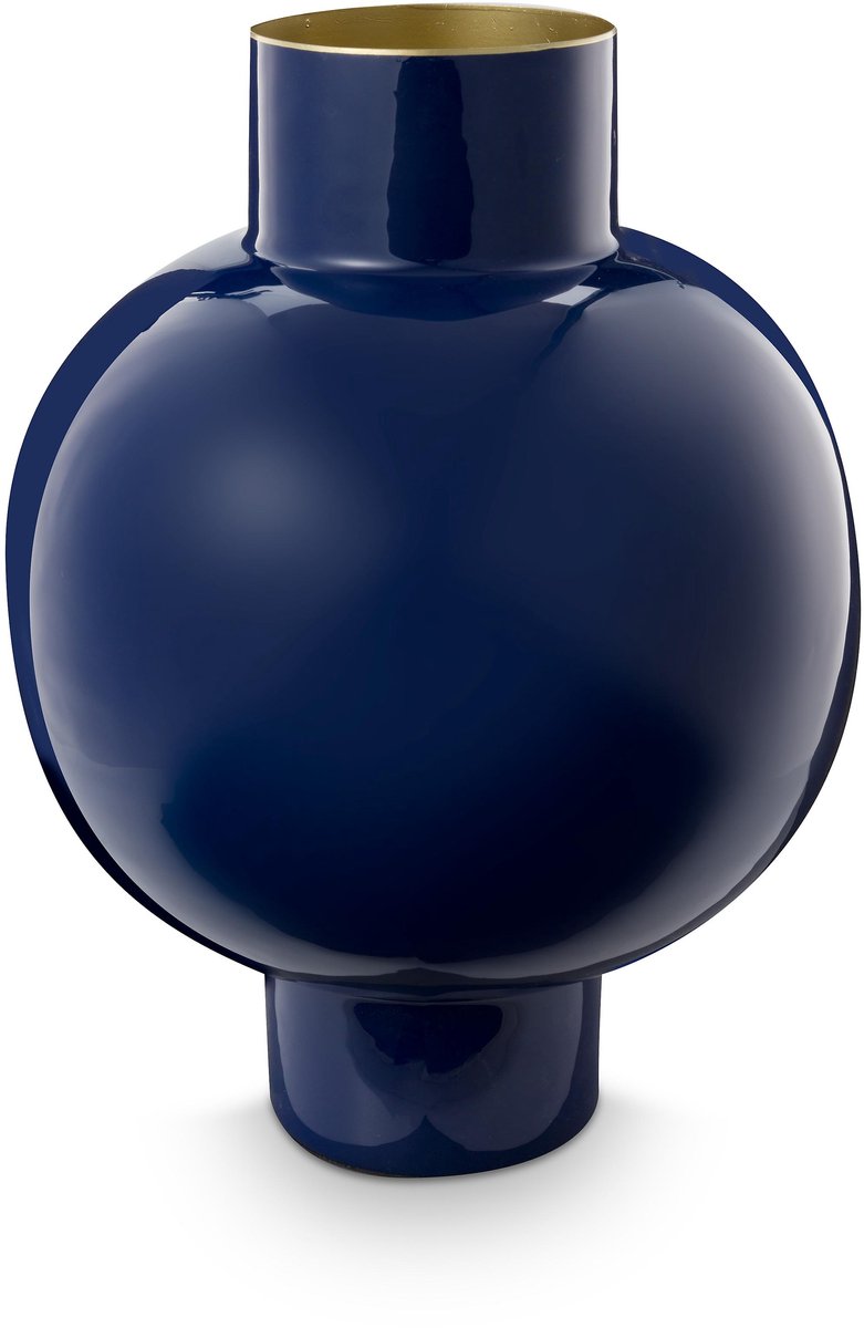 Pip Studio – Vase – Dunkelblau – Eisen – 31,5 x 42 cm