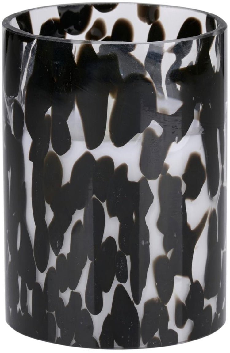 Arti casa LED-Kerze – Timer 6 Stunden – batteriebetrieben – 9 x 12 cm – gepunktetes Design