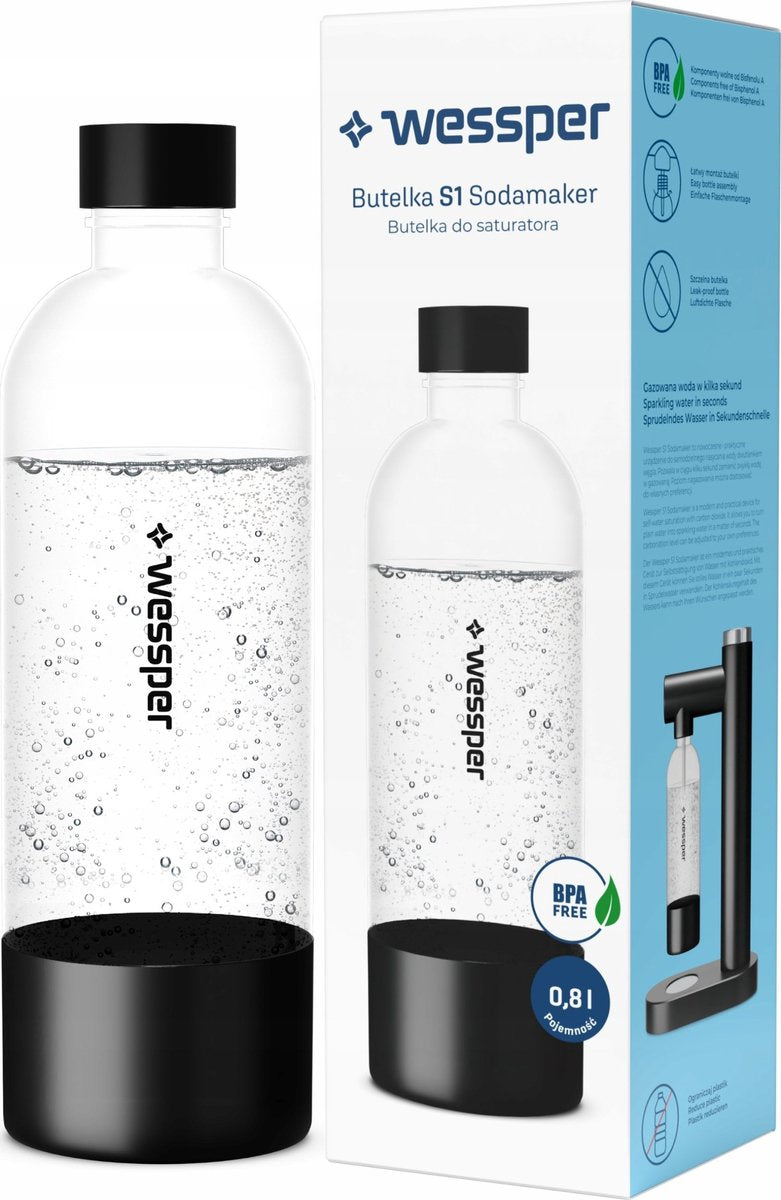 Wessper - Wassersprudlerflasche - 1 Liter