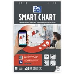 Flipchart-Papier Oxford Smart Chart weiß 3er-Pack