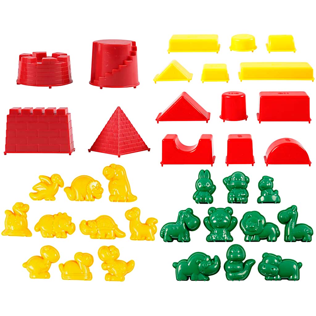 Sandy Clay®-Formen, Größe 3,5–9,5 cm, 36 Stück, 1 Box