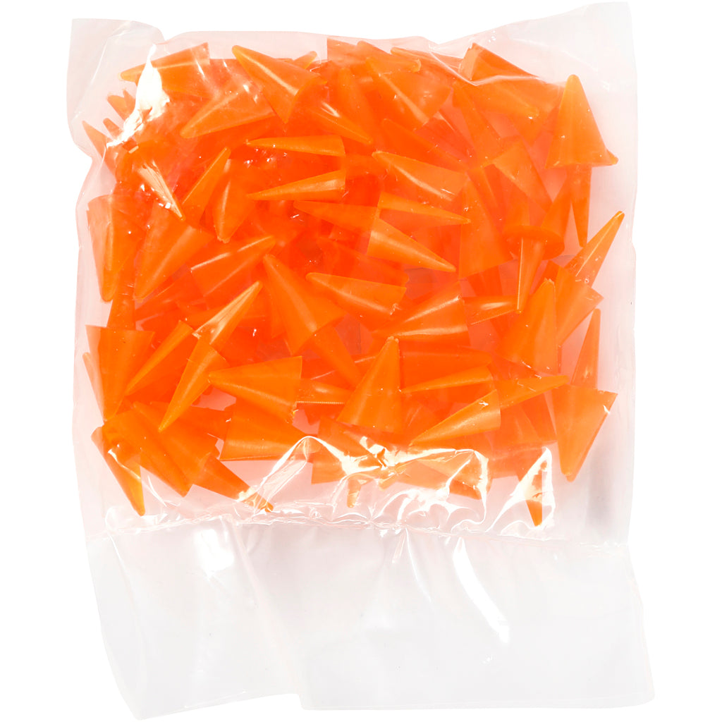 Creativ Company Hühnerschnäbel, L: 30 mm, orange, 50 Stück 1 Box