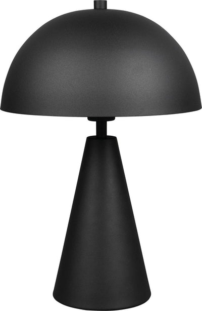 Trio Alfie - Tischleuchte - Schwarz matt - exkl. 1x E27 4,9 W - Schnurschalter - grün