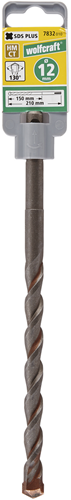 Wolfcraft Betonbohrer | Standard | ø12 x 210 mm | 1 Stück - 7832010