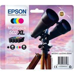 Tintenpatrone 502xl Multipack Schwarz, Cyan, Gelb, Magenta
