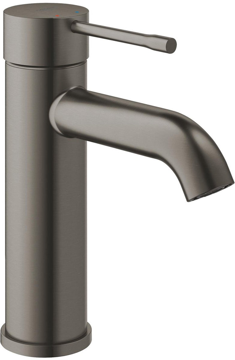 Grohe Essenz neue Waschtischarmatur – niedriger Auslauf – gebürsteter Hartgraphit (Mattanthrazit)