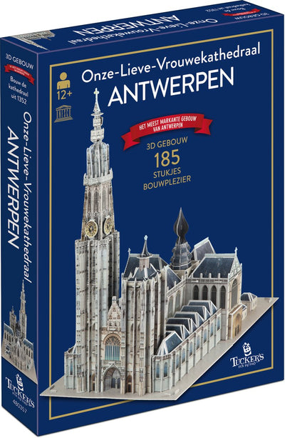 Tuckers lustige Fabrikkathedrale Unserer Lieben Frau von Antwerpen – 3D-Gebäude (185 Teile) –