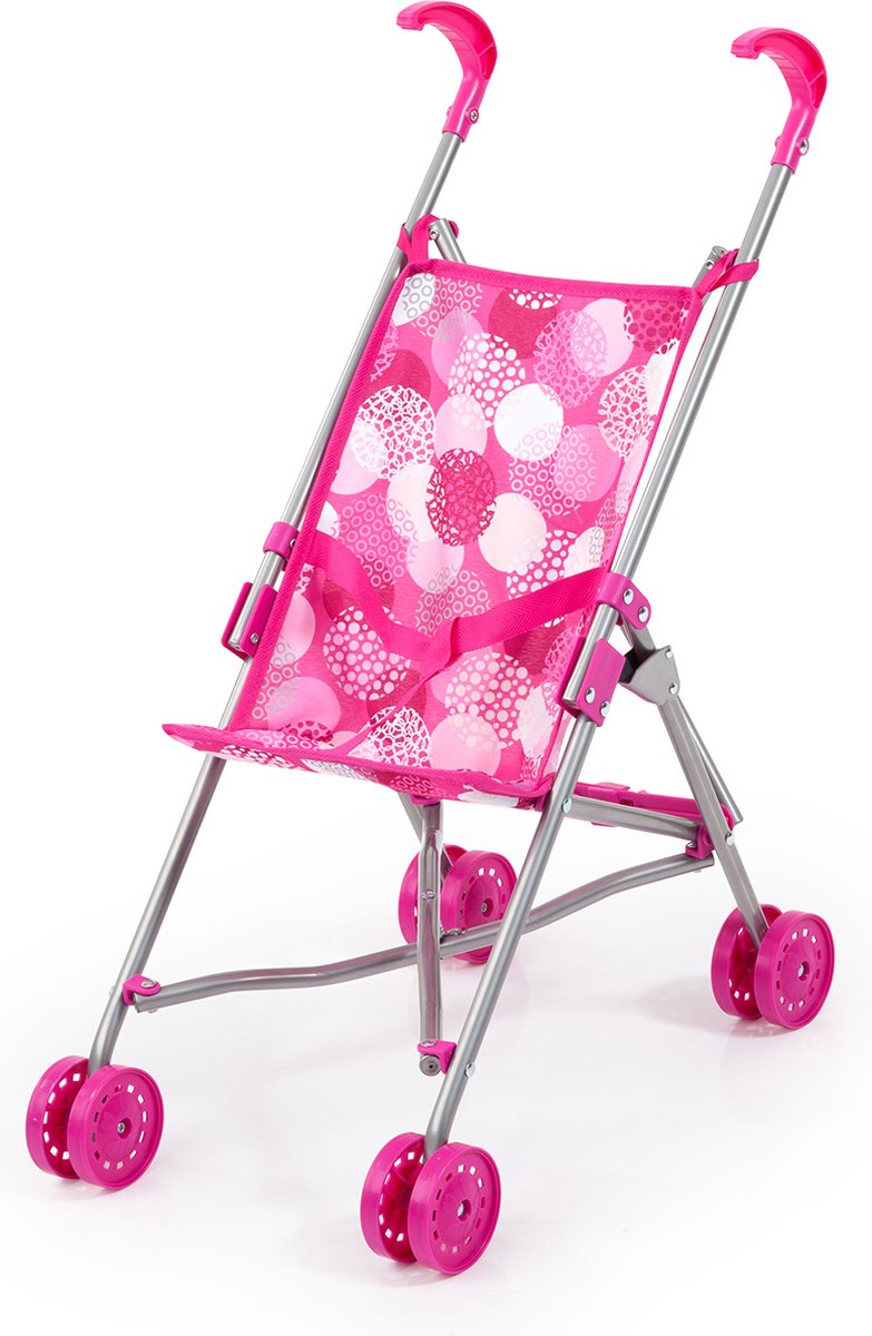 Bayer Design - Puppenbuggy - Rosa und Weiß