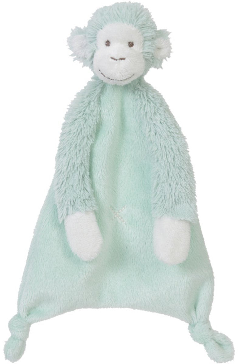 Kuscheltuch Happy Horse Monkey Mickey – Lagunengrün – Babygeschenk