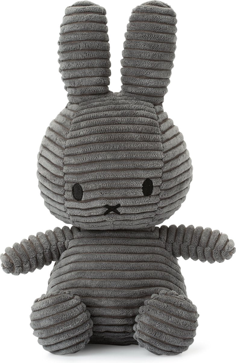 Bon Ton Toys Miffy – Öko-Cord grau – 23 cm – 9