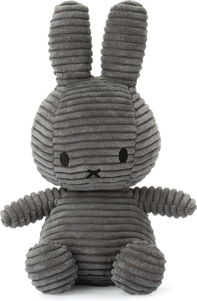 Bon Ton Toys Miffy – Öko-Cord grau – 23 cm – 9