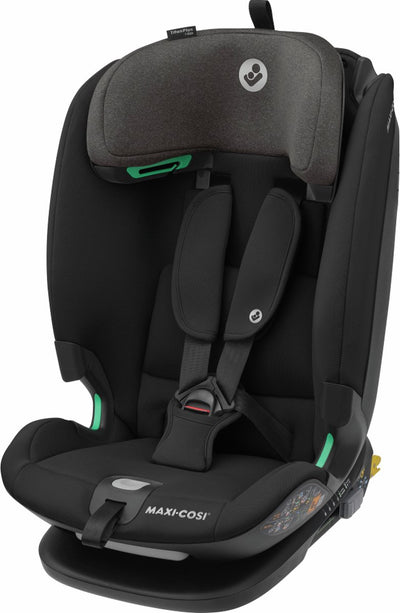 Maxi-Cosi Titan Plus i-Size Autositz – authentisches Schwarz – ab ca. 15 Monate bis 12 Jahre