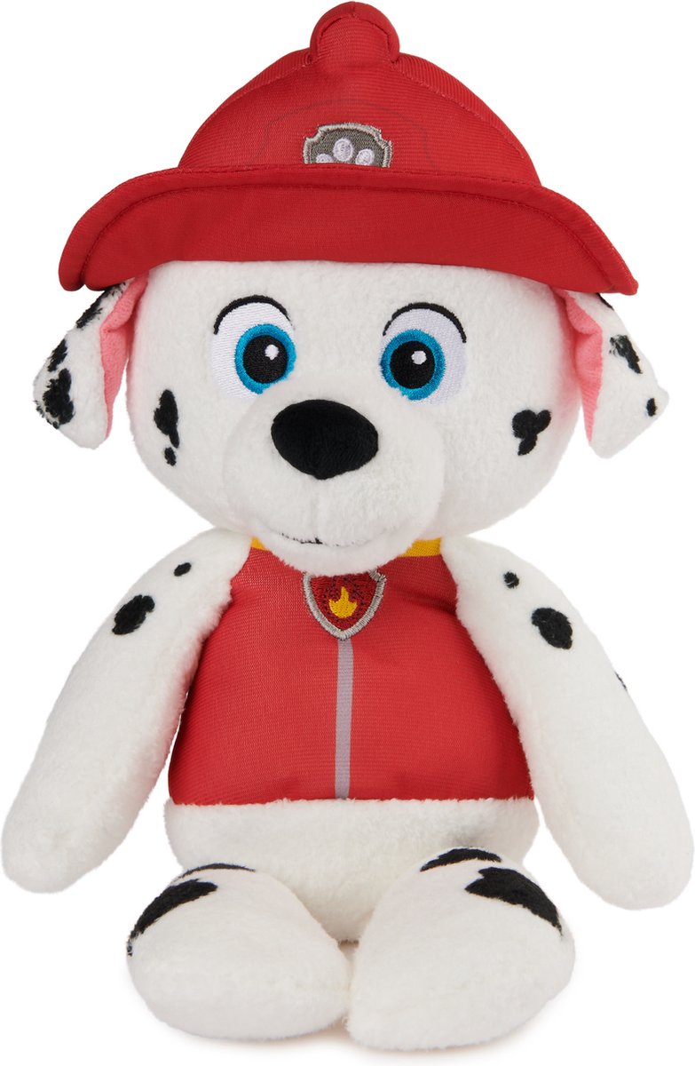 Paw Patrol - Gund Official Marshall Mitnahmekumpel Kuscheltier Hochwertiges Kuscheltier Rot Weiß 33 cm