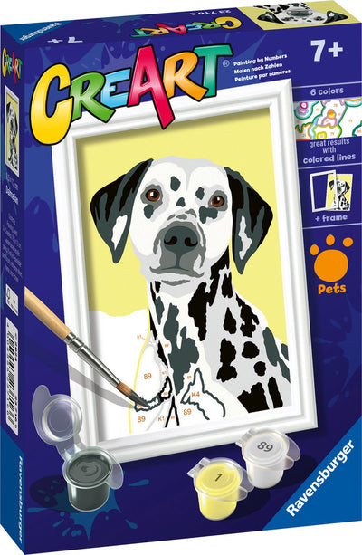 Ravensburger Kreart Gemälde auf Nummer Dalmatier