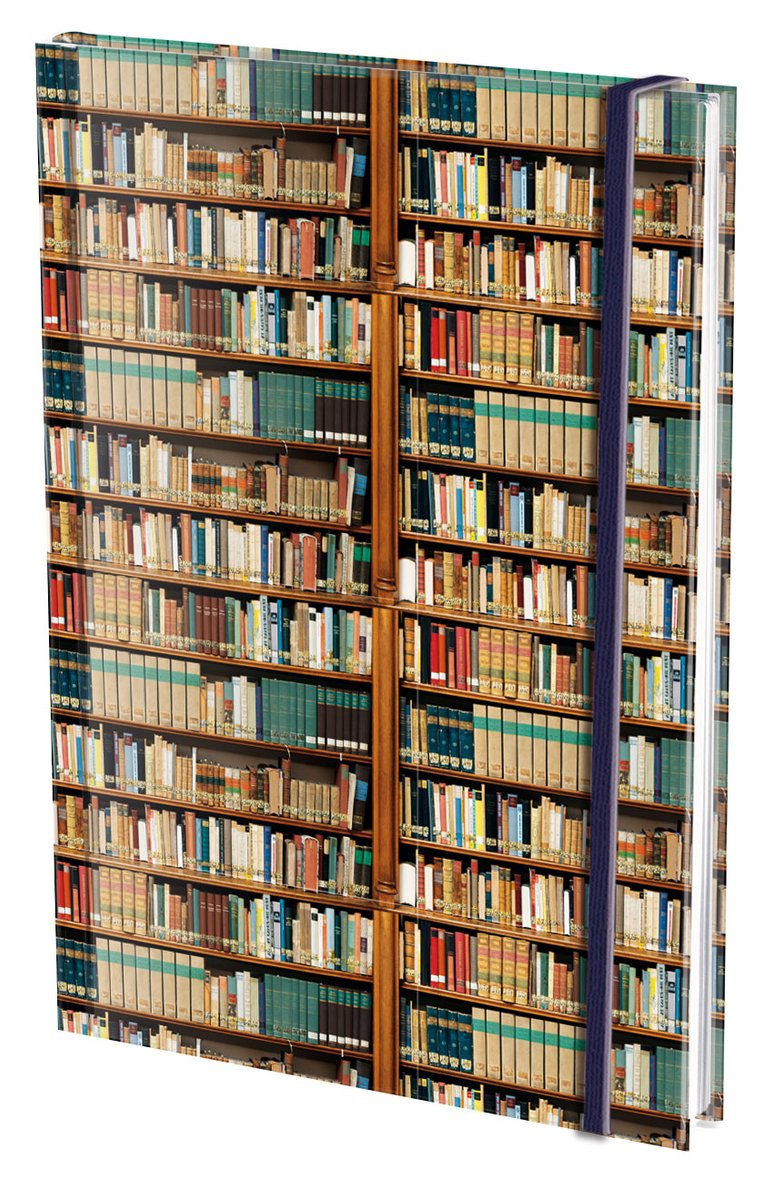 Peter Pauper Notizbuch A6, Hardcover: Bücher, die Klosterbibliothek, Maria Laach