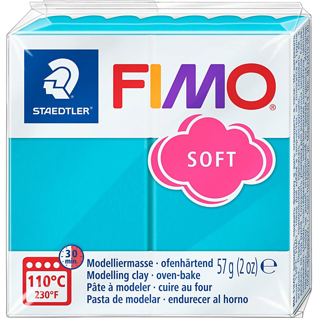 Fimo® weich, Pfefferminze, 57 Gr 1 Box