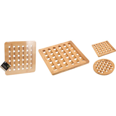 Excellent Houseware Untersetzer Bambus FSC 20x20cm
