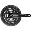 Shimano Kurbel 3 x 10 Speed ​​Trekking Fc-T521 mit 175-mm-Kurbel 48-36-26T Octalink Schwarz